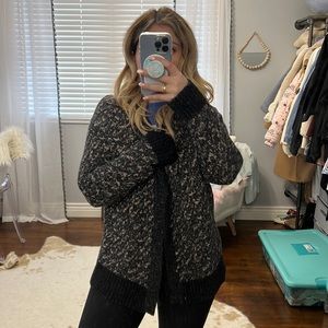 Rag & Bone Merino Wool Blend Open Sweater